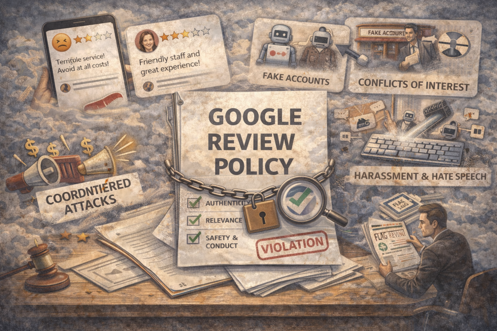 Google review policy enforcement breakdown